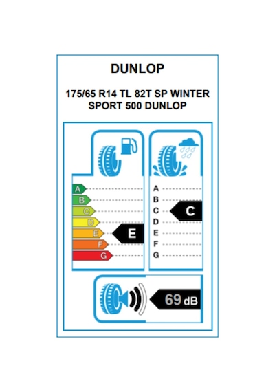Dunlop 175/65 R14 82T Sp Winter Sport 500 Kış Lastiği 2021