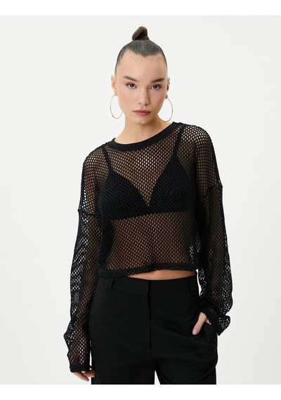 Koton Crop File Tişört Uzun Kollu Bisiklet Yaka Siyah 4sal10368ık 4SAL10368IK999 Siyah Koton Crop File Tişört Uzun Kollu Bisiklet Yaka Siyah 4sal10368ık 4SAL10368IK999 Siyah