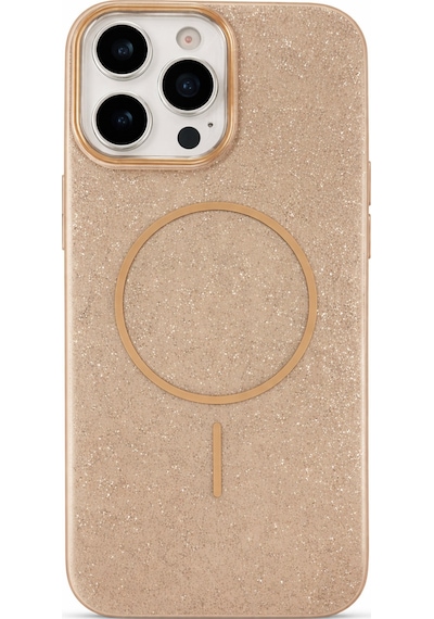 Apple Uyumlu iPhone 16 Pro Max Telefon Kılıfı Magsafe Wireless Şarj Özellikli Simli Lüks Silikon Kılıf Gold Apple Uyumlu iPhone 16 Pro Max Telefon Kılıfı Magsafe Wireless Şarj Özellikli Simli Lüks Silikon Kılıf Gold