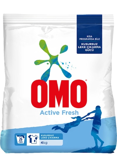 Omo Matik Active Fresh Toz Çamaşır Deterjanı 4 KG
