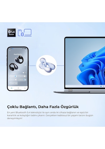 Soundpeats Pearlclip Pro Bluetooth 6.0 Kulak İçi Kulaklık
