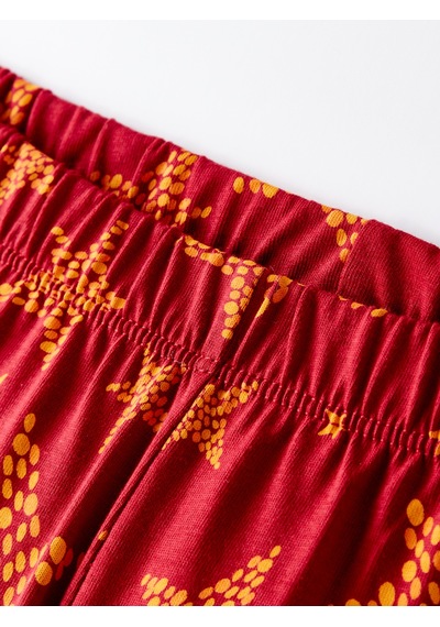 Gsstore Galatasaray Çocuk Yeni Yıl Pijama Takım C252298 Sarı - Kırmızı