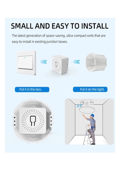 Tuya Zigbee Nötr Gerektirmeyen 1ch Nötrsüz Akıllı Röle Akıllı Anahtar