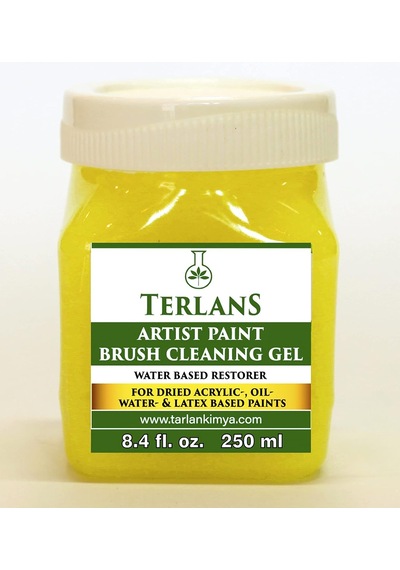 Sanatsal Boya Ve Fırça Temizleyici Yoğun Kıvam 250 Ml Art Paint Brush Cleaner Restorer