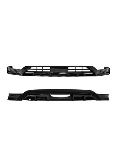 Red Lion Parts Byd Seal U Body Kit Boyasız Ön Lip Arka Difüzör Siyah Renk 2parça
