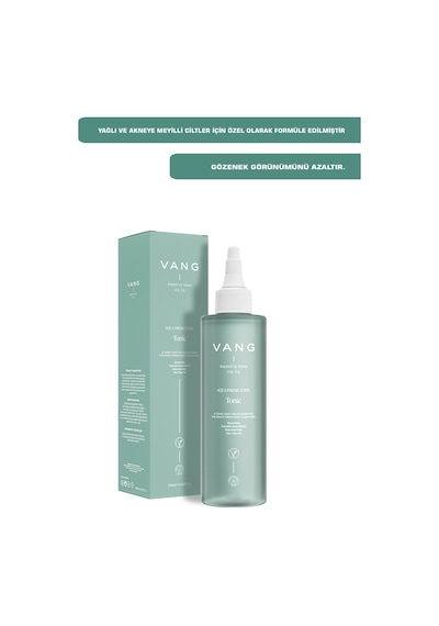 Vang Yağlı Sivilce Leke Siyah Nokta Karşıtı Karma Cilt Ciltler İçin Tonik Salisilik Asit 200 Ml