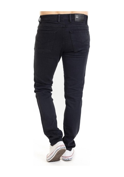 Erkek Regular ve Tam Kalıp Fermuarlı Düz Paça 5 Cepli Jean Pantolon 648-Lacivert Erkek Regular ve Tam Kalıp Fermuarlı Düz Paça 5 Cepli Jean Pantolon 648-Lacivert