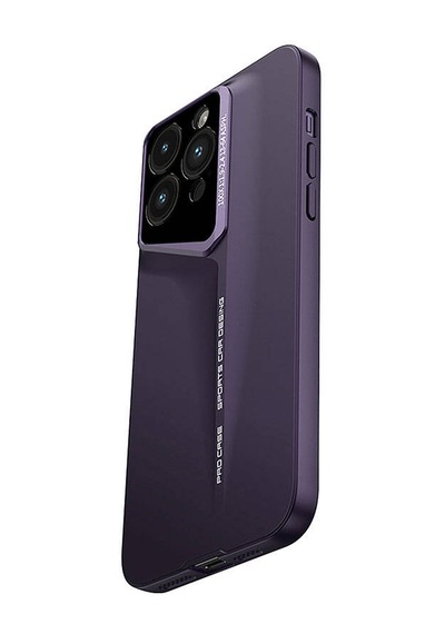 Apple Uyumlu iPhone 14 Pro Kılıf Ultra İnce Kamera Korumalı Sert Rubber Celikaksesuar Procase Kılıf Siyah