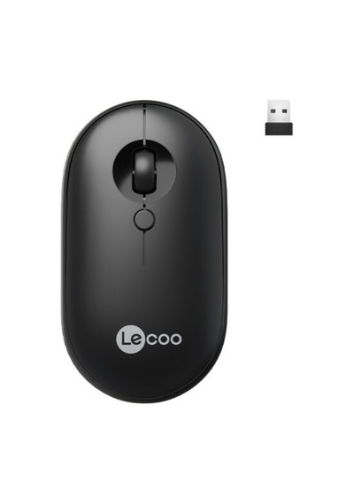 Lecoo, Ws212 Kablosuz Optic 1600dpi Siyah Mouse