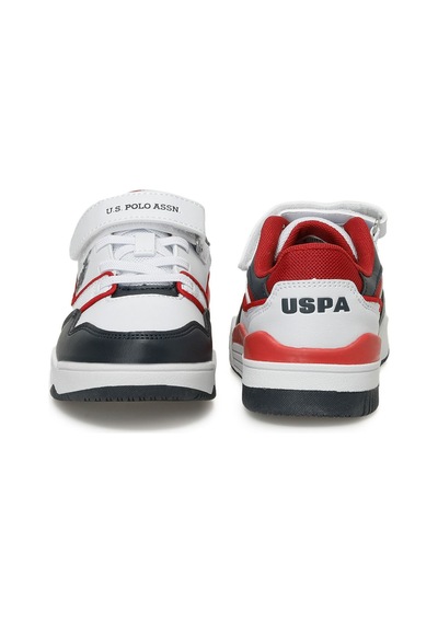 U.S. Polo Assn. 4M MARTELL JR 4FX Çocuk Beyaz Sneaker