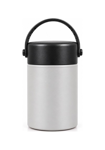 Kale Master 550 Ml Çelik Yemek Termosu 304 Paslanmaz Çelik Termal Yemek Kabı, Katlanabilir Kaşıklı Ve Taşıma Kulplu-507 Gri