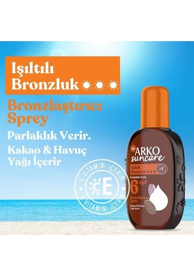 Arko Suncare Güneş Bakım Yağı, Spf+, 220 Mililitre Sku: Smg8690010491558 Açık Bej