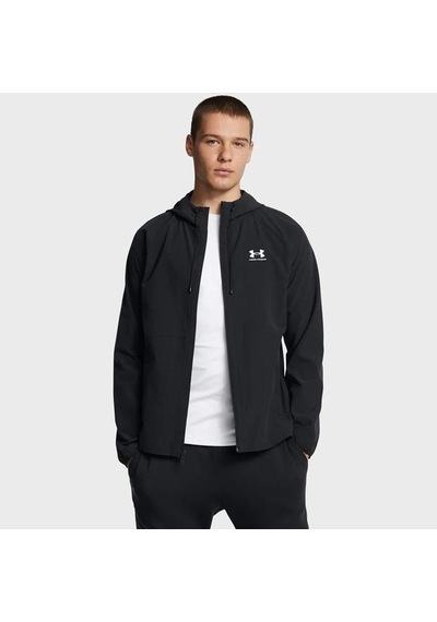 Under Armour Vibe Woven Erkek Siyah Polo Yaka Tişört