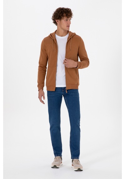 U.s. Polo Assn. Erkek Hırka Örme 50313719-vr233 Bisküvi