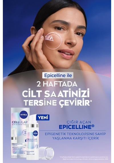 Cellular Epigenetics Rejuvenating Yüz Serumu 30ml,, Genç Görünüm, Hyaluronik Asit