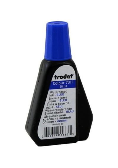 Trodat 7011 Kaşe Mürekkebi - Mavi