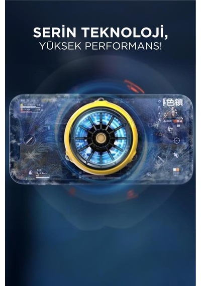 Acc-20 Cep Telefonu Soğutma Fanı Gamer Oyuncu Radyatör Soğutucu