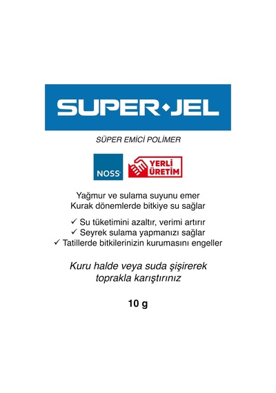 Lexroo Super-jel Süper Emici Polimer 1, 10 Gram