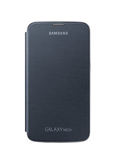 Galaxy Mega İ9200 İle Uyumlu Flip Cover Kılıf Siyah Ef-fı920bbegww