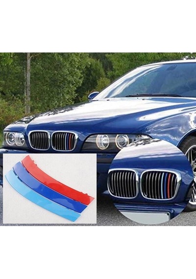 Bmw E39 5 Serisi M Stil Panjur Şeridi 1995-2003 Böbrek Klipsi  Panjura Uyar Uyumlu  -