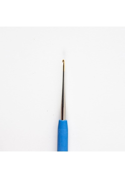 Abarta Tulip Silikon Elastik Saplı Dantel Tığ No:12 & 1.00mm -mavi No 12 - 1 Mm