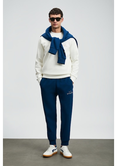 Lufian Sıgma Erkek Sweatshirt Kırık Beyaz Kırık Beyaz 112030186100510 Beyaz