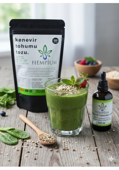100 Ml Kenevir Yağı Ve 250 Gr Kenevir Tozu