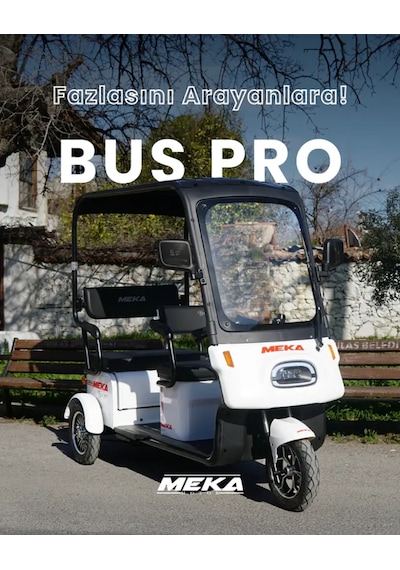 Meka Bus Pro 2000 Watt Akülü Otobüs Araba Beyaz