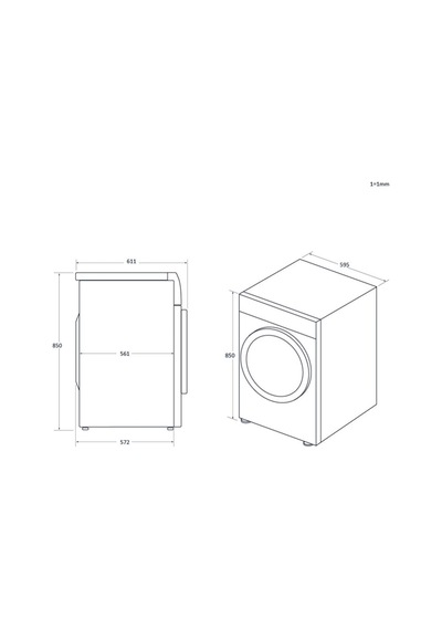 Haier HWD100-BD14397U1 1400 Devir 10 KG + 6 KG Kurutmalı Çamaşır Makinesi