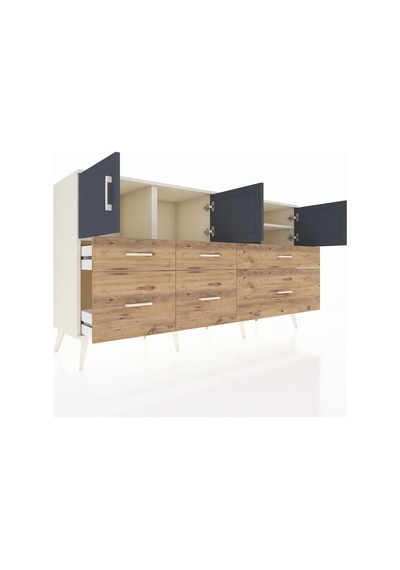 Hyperion Konsol 4 Raflı 6 Çekmeceli 4 Kapaklı 176x44x99 Aytaşı-an Aytaşı-antrasit/çam Hyperion Konsol 4 Raflı 6 Çekmeceli 4 Kapaklı 176x44x99 Aytaşı-an Aytaşı-antrasit/çam