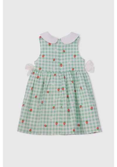 Panço Kız Bebek Bebe Yakalı Turkuaz Elbise 2611gb26050 Mavi