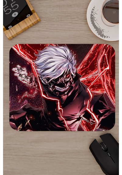 Tokyo Ghoul Anime V5 - 22x18 Gaming Kauçuk Kaymaz Taban Mouse Pad Fare Altlığı