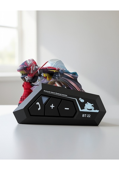 Motosiklet Kask Kulaklık Bluetooth Intercom Su Geçirmez