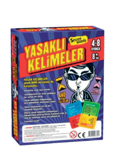 Yasaklı Kelimeler Mini Secret Words - Tabu - Eğlenceli Ve Zeka Geliştirici Kelime Oyunu