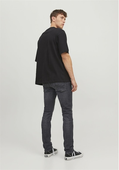 Jack & Jones Erkek Glenn 270 Slim Fit Jean 12243595 Black Denim Siyah
