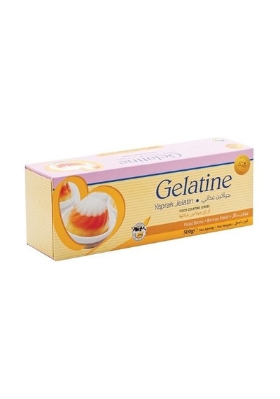 Yaprak Jelatin Sığır Jelatini 500 G Diğer