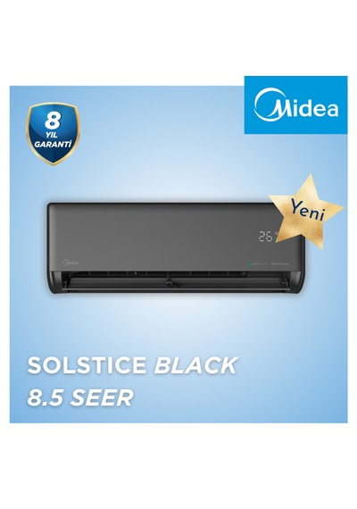 Midea Solstice Black EZB-12RD6-I 12000 Btu Duvar Tipi Klima Midea Solstice Black EZB-12RD6-I 12000 Btu Duvar Tipi Klima
