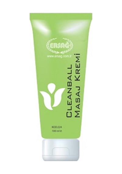 Ersağ Cleanball Masaj Kremi Yeşil Krem 100 ML