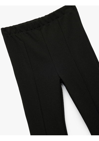 Koton Beli Lastikli Viskon Karışımlı Dar Kalıp İspanyol Paça Pantolon Siyah 6wkg40131ak Siyah Koton Beli Lastikli Viskon Karışımlı Dar Kalıp İspanyol Paça Pantolon Siyah 6wkg40131ak Siyah