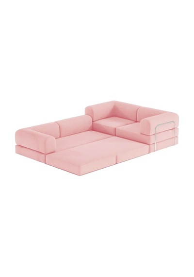 Modüler Legom L Koltuk Pembe
