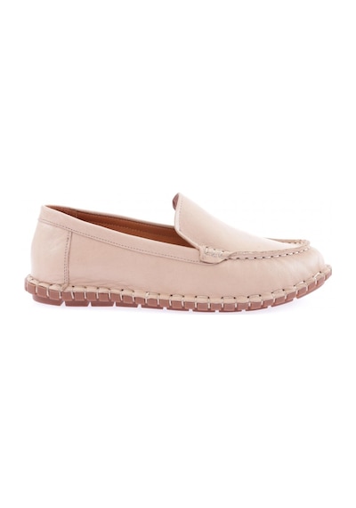 Dgn 603-23y Kadin Dikiş Detayli Loafer Ayakkabi 603-2109-R0152 Bej