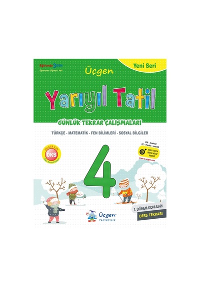 Üçgen Yayınları 4. Sınıf Yarıyıl Tatil Günlük Tekrar - 2023