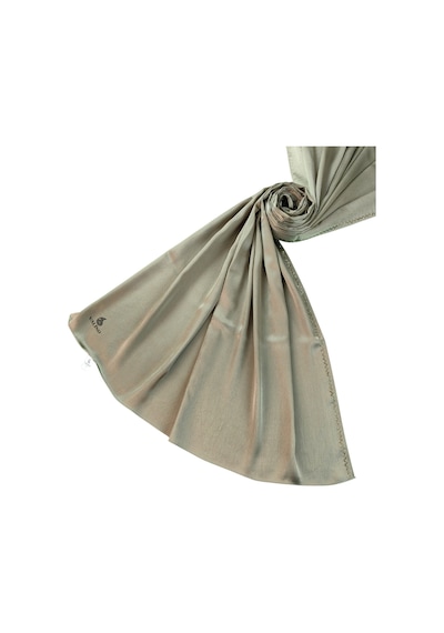 Mim Eşarp Mısırlı Eşarpları Taşlı Jan Jan Abiye Şal 75x190 Cm Vizon