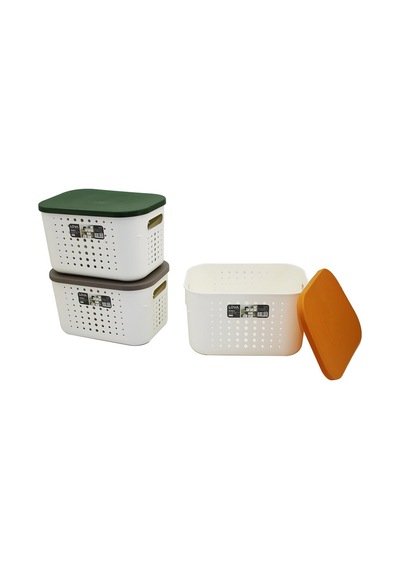 Lova Lv-351 6.2 Lt Bubble Organizer Kulplu Kapaklı Kutu- 12'li Paket Diğer