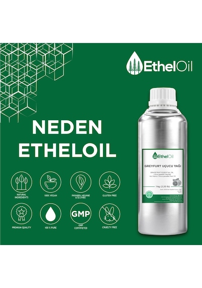 Etheloil Greyfurt Uçucu Yağı 1 KG