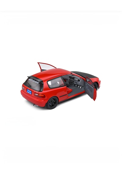 Solido 1:18 Honda Civic Eg6 Spoon Version Kırmızı Model Araba