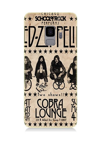 Samsung Galaxy S9 Uyumlu Led Zeppelin Desenli Silikon Kılıf