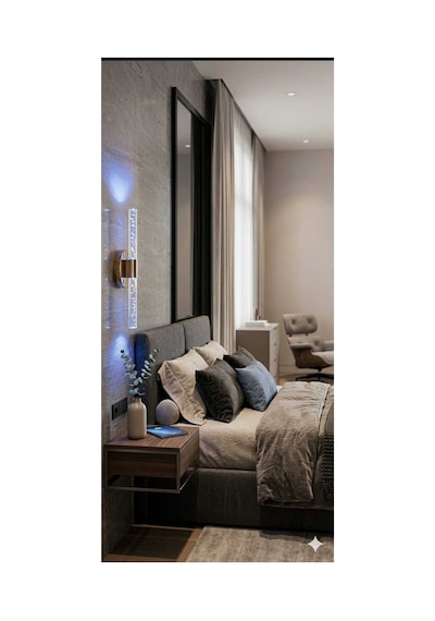 Bubbleflux Large 51 Cm Modern Tasarım Led Aplik - Duvar Lambası - Gold - Elektrikli - Rgb Kumandalı Gold Rgb Elektrikli Kumandalı