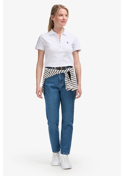 U.S. Polo Assn. U.s. Polo Assn. Kadın Beyaz Tişört Basic 50321818-vr013