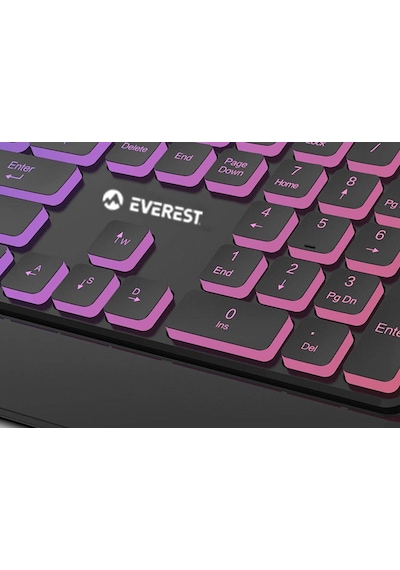 Everest KB-R59 Forza USB Rainbow Multimedya Oyuncu Klavye